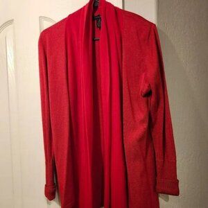 Grace Elements Red Long sleeve Cardigan